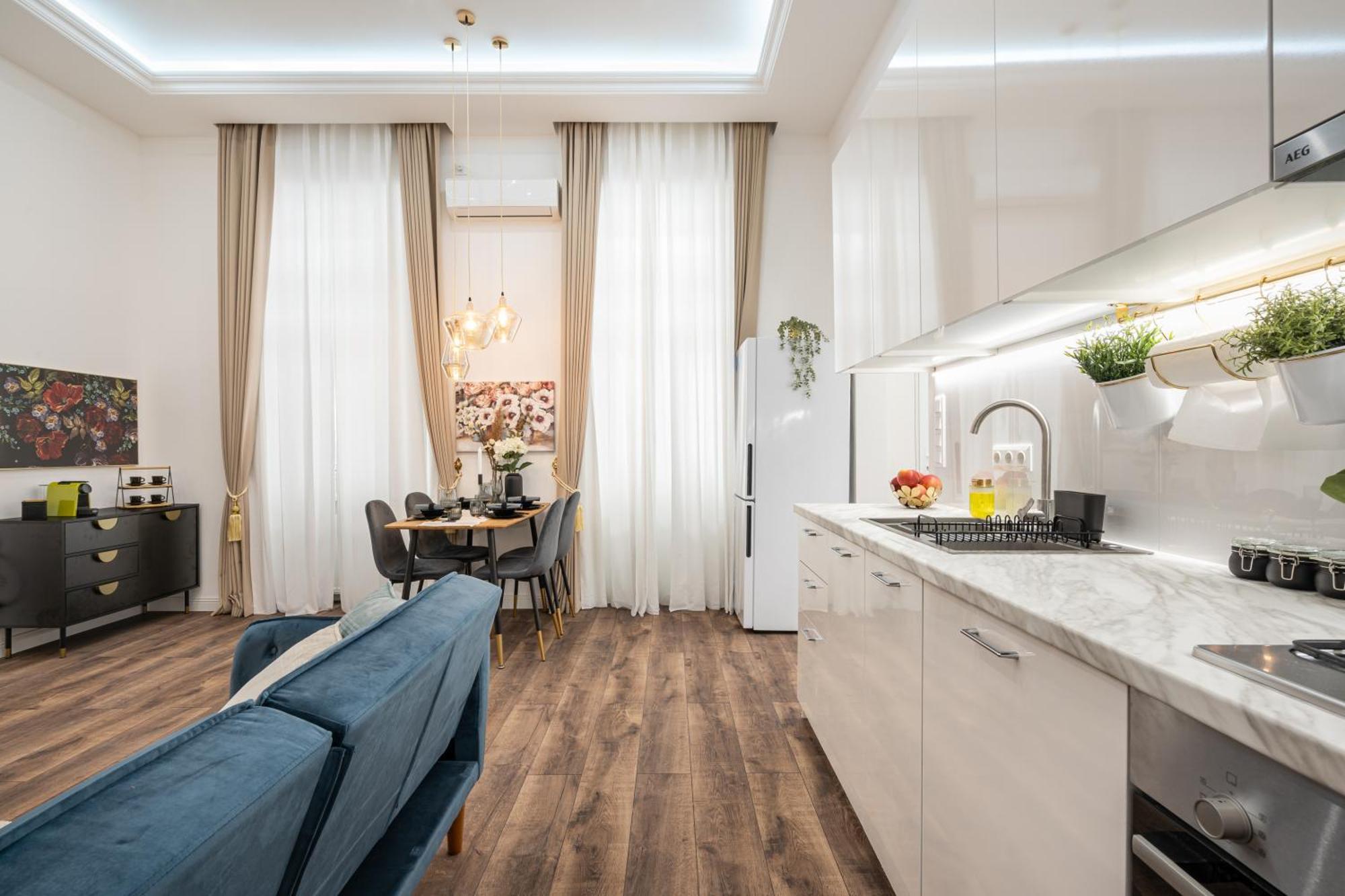 Blue Velvet Luxury Apartment Budapesta Exterior foto
